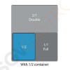 Vogue Deckel für GN-Behälter GN1/2 GN1/2. Inklusive Griff. Material: Edelstahl. Vogue Deckel für GN-Behälter GN1/2 GN1/2. Inklusive Griff. Material: Edelstahl.