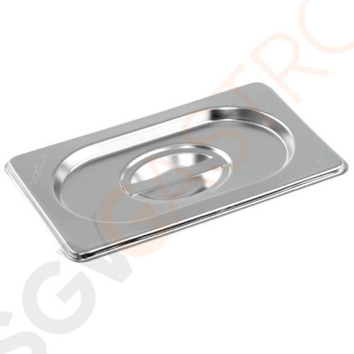Vogue Deckel für GN-Behälter GN1/9 GN1/9. Inklusive Griff. Material: Edelstahl. Vogue Deckel für GN-Behälter GN1/9 GN1/9. Inklusive Griff. Material: Edelstahl.