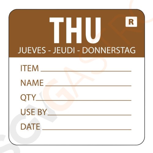 Vogue Farbcodesticker Donnerstag Farbcodesticker Donnerstag.