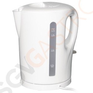 Caterlite Wasserkocher 1,7L Polycarbonat 2,2kW/230V | Kapazität: 1,7L