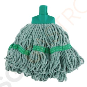 SYR runder Moppkopf grün Geeignet für Stiel L346 | Antibakteriell | grün | Synthetik