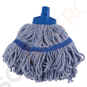 SYR runder Moppkopf blau Geeignet für Stiel L348 | Antibakteriell | blau | Synthetik
