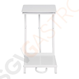 Jantex Abfallsackhalter weiß Pedalbedienung | Stahl