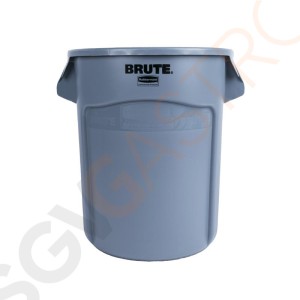 Rubbermaid BRUTE Abfalleimer grau 75L Kapazität: 75L | 58,1 x 49,5(Ø)cm