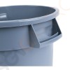 Rubbermaid BRUTE Abfalleimer grau 75L Kapazität: 75L | 58,1 x 49,5(Ø)cm