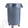 Rubbermaid BRUTE Abfalleimer grau 121L Kapazität: 121L | 69,2 x 55,9(Ø)cm