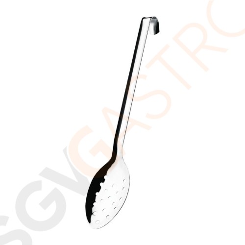Vogue perforierter Servierlöffel mit Haken 35,5cm Material: Edelstahl. Länge: 35,5cm. Perforiert. Vogue perforierter Servierlöffel mit Haken 35,5cm Material: Edelstahl. Länge: 35,5cm. Perforiert.