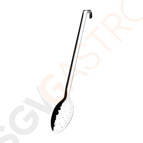 Vogue perforierter Servierlöffel mit Haken 40,5cm Material: Edelstahl. Länge: 40,5cm. Perforiert. Vogue perforierter Servierlöffel mit Haken 40,5cm Material: Edelstahl. Länge: 40,5cm. Perforiert.
