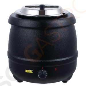 Buffalo Suppenkessel schwarz 10L 400W/230V | Kapazität: 10L | schwarz