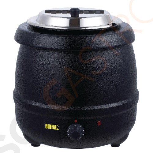 Buffalo Suppenkessel schwarz 10L 400W/230V | Kapazität: 10L | schwarz