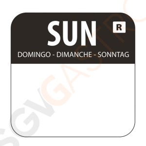 Vogue Farbcode Sticker Sonntag schwarz Farbcode Sticker, Sonntag/schwarz. Vogue Farbcode Sticker Sonntag schwarz Farbcode Sticker, Sonntag/schwarz.