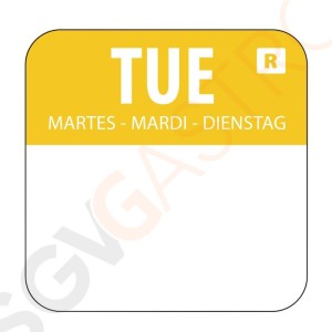 Vogue Farbcode Sticker Dienstag gelb Farbcode Sticker, Dienstag/gelb. Vogue Farbcode Sticker Dienstag gelb Farbcode Sticker, Dienstag/gelb.