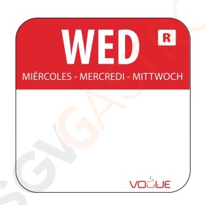 Vogue Farbcode Sticker Mittwoch rot Farbcode Sticker, Mittwoch/rot. Vogue Farbcode Sticker Mittwoch rot Farbcode Sticker, Mittwoch/rot.