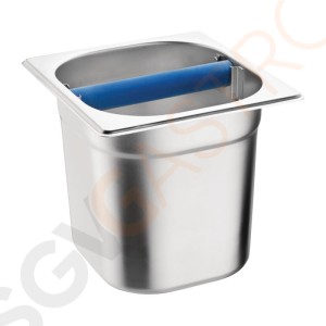 Ausklopfbehälter für Kaffeesatz GN1/6 | Edelstahl Ausklopfbehälter für Kaffeesatz GN1/6 | Edelstahl