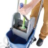 Jantex Deluxe Moppeimer mit Mopppresse 24L Mit Edelstahlwagen | Kapazität: 24L Jantex Deluxe Moppeimer mit Mopppresse 24L Mit Edelstahlwagen | Kapazität: 24L