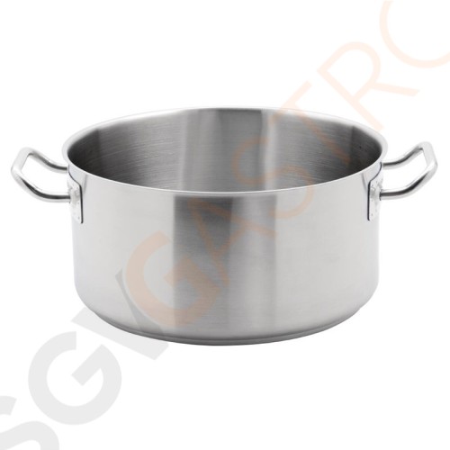 Vogue Edelstahl Kochtopf 12,5L Größe: 320(Ø)mm | Material: Edelstahl | Induktionsgeeignet | Deckel: M952 Vogue Edelstahl Kochtopf 12,5L Größe: 320(Ø)mm | Material: Edelstahl | Induktionsgeeignet | Deckel: M952