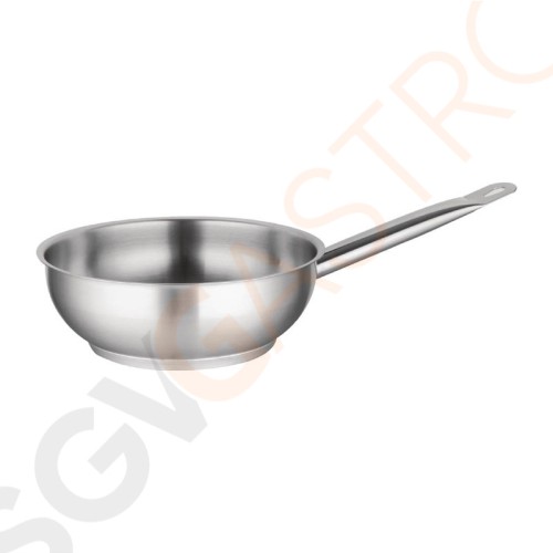 Vogue Edelstahl Sauteuse 20cm Größe: 20(Ø)cm | Material: Edelstahl | Induktionsgeeignet Vogue Edelstahl Sauteuse 20cm Größe: 20(Ø)cm | Material: Edelstahl | Induktionsgeeignet
