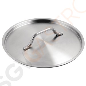 Vogue Edelstahl Deckel 24cm Deckel 24 (Ø)mm | Kompatibel mit: M940, T149, T192, M945