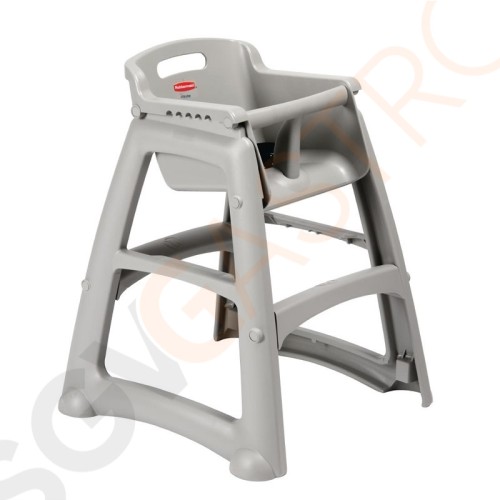 Rubbermaid Kinderhochstuhl grau Sitzhöhe: 53cm | 75,6 x 59,7 x 59,7cm | Kunststoff | grau