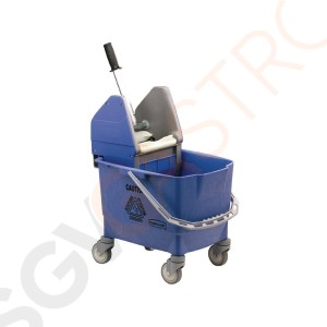 Rubbermaid Moppeimer mit Mopppresse blau 25L Mit Fahrgestell | Kapazität: 25L | blau