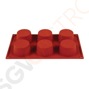 Pavoni Formaflex Muffinform Silikon 6 Muffins 4(H) x 17,5(B) x 30(L)cm Pavoni Formaflex Muffinform Silikon 6 Muffins 4(H) x 17,5(B) x 30(L)cm