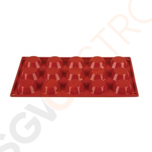 Pavoni Formaflex Backform Silikon 15 Törtchen GN 1/3 Pavoni Formaflex Backform Silikon 15 Törtchen GN 1/3