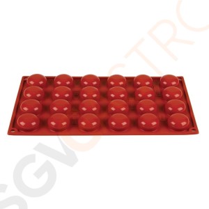 Pavoni Formaflex Backform Silikon 24 Halbkugeln GN 1/3 Pavoni Formaflex Backform Silikon 24 Halbkugeln GN 1/3