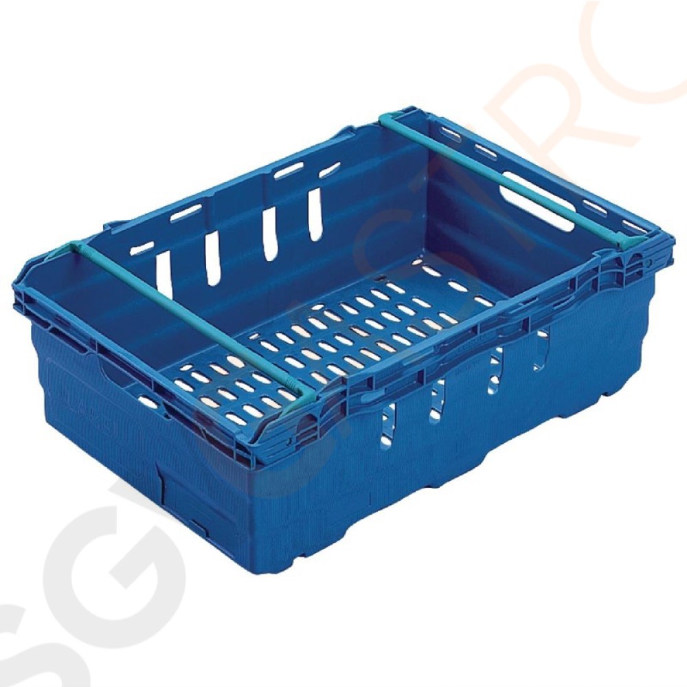 Polypropylen Lebensmittelkiste blau 35L 35L Lebensmittelbehälter.