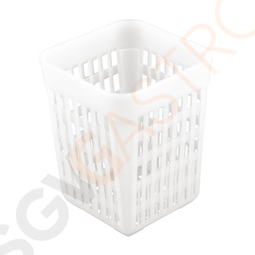 Olympia quadratischer Besteckhalter Kunststoff 14 x 11 x 11cm | Kunststoff Olympia quadratischer Besteckhalter Kunststoff 14 x 11 x 11cm | Kunststoff