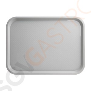 Kristallon Fast-Food-Tablett grau 41,5 x 30,5cm 41,5 x 30,5cm | Polypropylen | grau