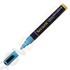 Securit Kreidestift 6mm blau Keilspitze | 6mm dick | blau