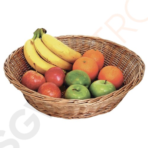 Olympia runder Präsentierkorb Weide 42cm 12 x 42(Ø)cm | Korbweide Olympia runder Präsentierkorb Weide 42cm 12 x 42(Ø)cm | Korbweide