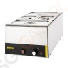 Buffalo Bain-Marie mit GN-Behältern Inklusive GN-Behälter | 1,3kW/230V Buffalo Bain-Marie mit GN-Behältern Inklusive GN-Behälter | 1,3kW/230V