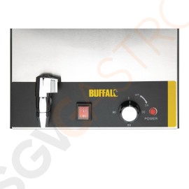 Buffalo Bain-Marie mit Ablaufhahn und GN-Behältern Inklusive 2x GN1/3- und 2x GN1/6-Behälter mit Deckel | 1,3kW/230V