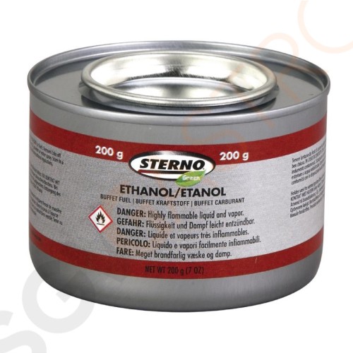 Sterno Brennpaste 2 Std. x144 144 Dosen, je 200g | Brennzeit: 2 Stunden