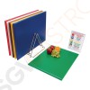 Hygiplas extra großes Schneidebretter Set mit hoher Dichte inklusive Ständer und Poster Set 45x60x2,5cm. Hygiplas extra großes Schneidebretter Set mit hoher Dichte inklusive Ständer und Poster Set 45x60x2,5cm.