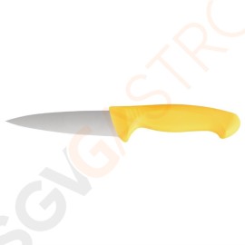 Vogue 6-teiliges Gelbes Soft Grip Messerset und Tasche Kochmesser | Ausbeinmesser | Schälmesser | Vielzweckmesser | Filetiermesser | Zackenmesser | Tasche