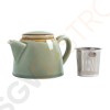 Olympia Kiln Teekannen Moos 51cl 4 Stück | Kapazität: 51cl | Porzellan | Moos