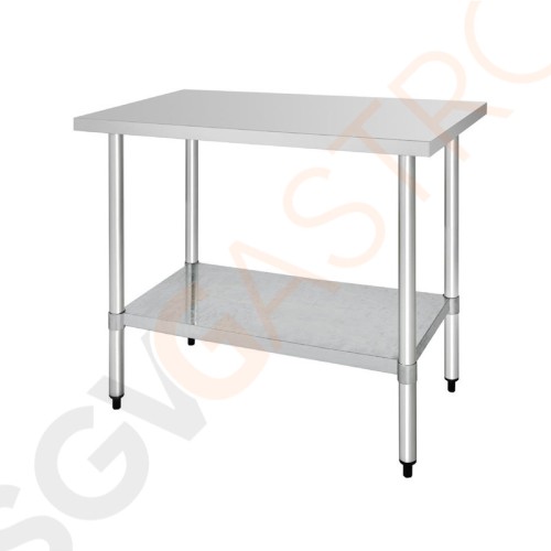 Vogue Arbeitstisch mit Regalboden 120 x 60cm T376 | Größe: 90(H) x 120(B) x 60(T)cm