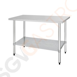 Vogue Arbeitstisch mit Regalboden 150 x 60cm T377 | Größe: 90(H) x 150(B) x 60(T)cm