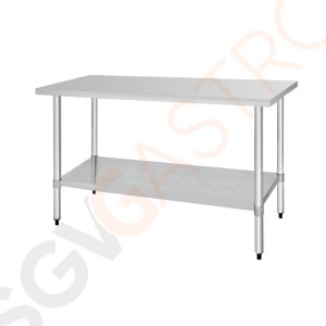 Vogue Arbeitstisch mit Regalboden 180 x 60cm T378 | Größe: 90(H) x 180(B) x 60(T)cm