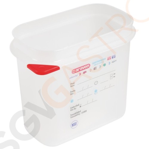 Araven GN1/9 Lebensmittelbehälter 1,5L GN 1/9, 15 cm, 4er Pack. Araven GN1/9 Lebensmittelbehälter 1,5L GN 1/9, 15 cm, 4er Pack.