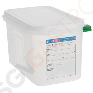 Araven GN1/4 Lebensmittelbehälter 4,3L GN 1/4, 15 cm, 4er Pack. Araven GN1/4 Lebensmittelbehälter 4,3L GN 1/4, 15 cm, 4er Pack.