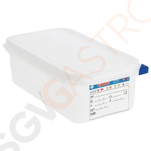 Araven GN1/3 Lebensmittelbehälter 4L GN 1/3, 10 cm, 4er Pack. Araven GN1/3 Lebensmittelbehälter 4L GN 1/3, 10 cm, 4er Pack.