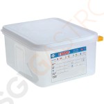 Araven GN1/2 Lebensmittelbehälter 10L GN 1/2, 15 cm, 4er Pack.