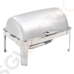 Olympia Madrid Chafing-Dish Kapazität: 9L | 44,5 x 67,5 x 53cm (GN1/1) | Farbe: Silber Olympia Madrid Chafing-Dish Kapazität: 9L | 44,5 x 67,5 x 53cm (GN1/1) | Farbe: Silber