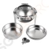 Olympia Paris Chafing-Dish Inhalt: 6L | 45 x 52 x 48cm | Edelstahl