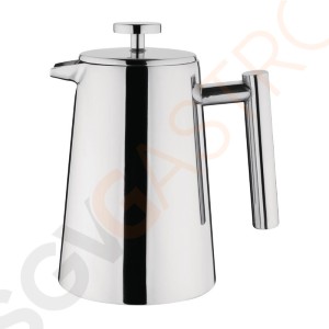 Olympia isolierte French Press Edelstahl 75cl Inhalt: 75cl (6 Tassen) | Edelstahl