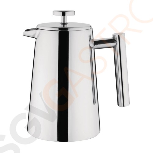 Olympia isolierte French Press Edelstahl 75cl Inhalt: 75cl (6 Tassen) | Edelstahl