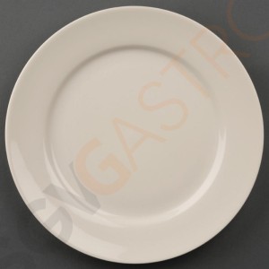 Olympia Ivory runde Teller mit breitem Rand 20cm U119 | 20(Ø)cm | 12 Stück Olympia Ivory runde Teller mit breitem Rand 20cm U119 | 20(Ø)cm | 12 Stück